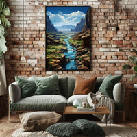 Majestic Canyon Landscape Poster