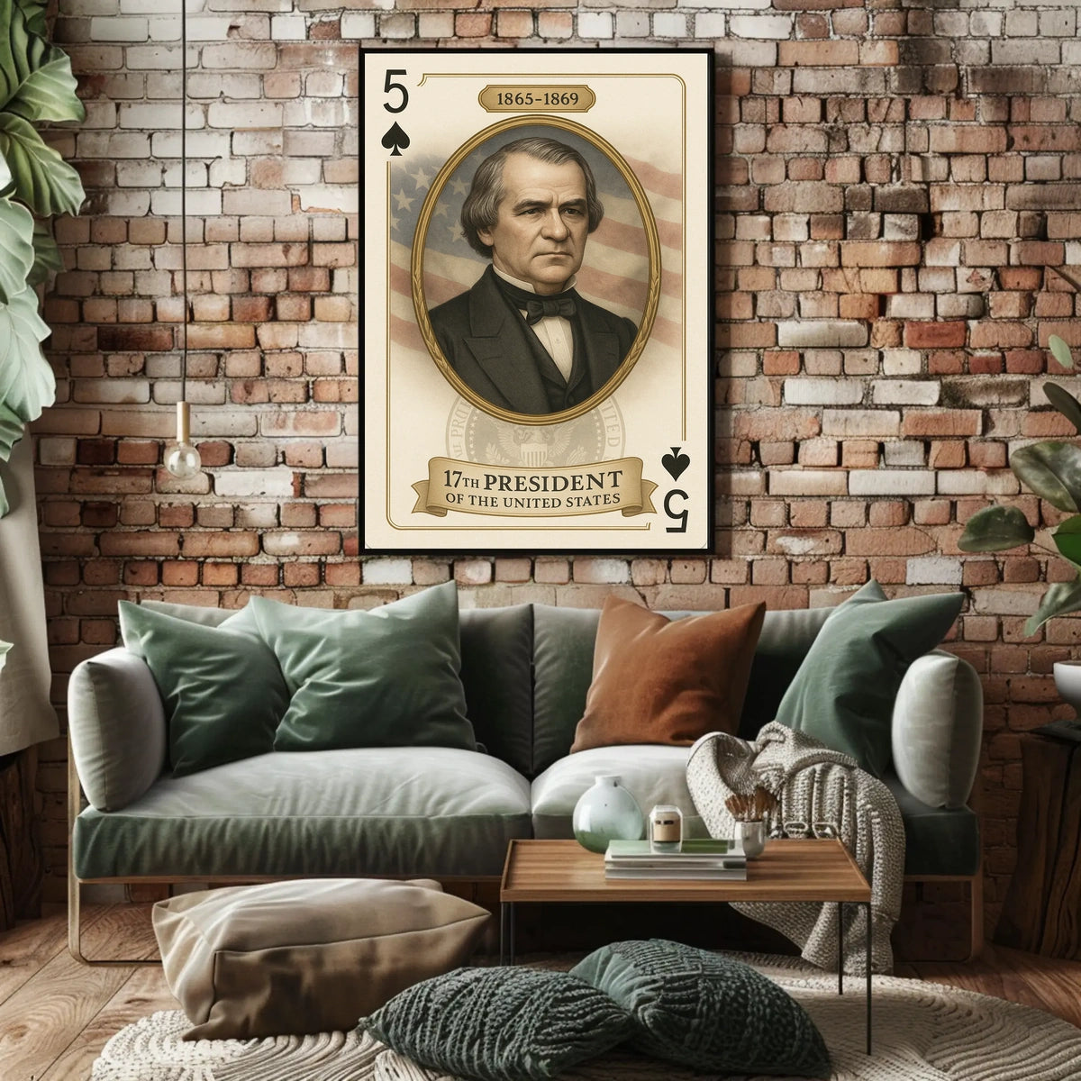 Andrew Johnson President Poster