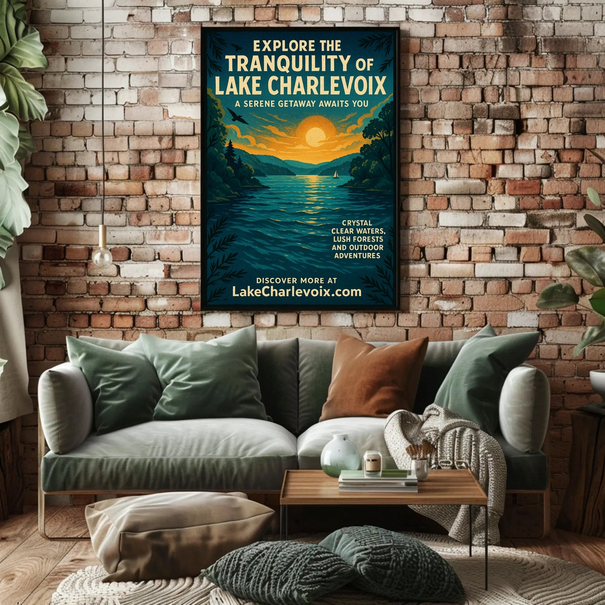 Explore The Tranquility Of Lake Poster