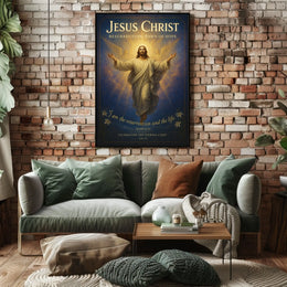 Jesus Christ Resurrection Dawn of Hope Poster