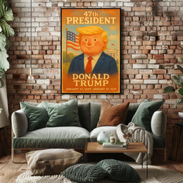 Donald Trump Vision Hope Unity Patriotic Photography Poster