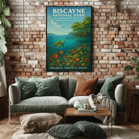 Biscayne National Park Underwater Serenity National Park Poster