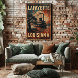 Lafayette, Louisiana Poster