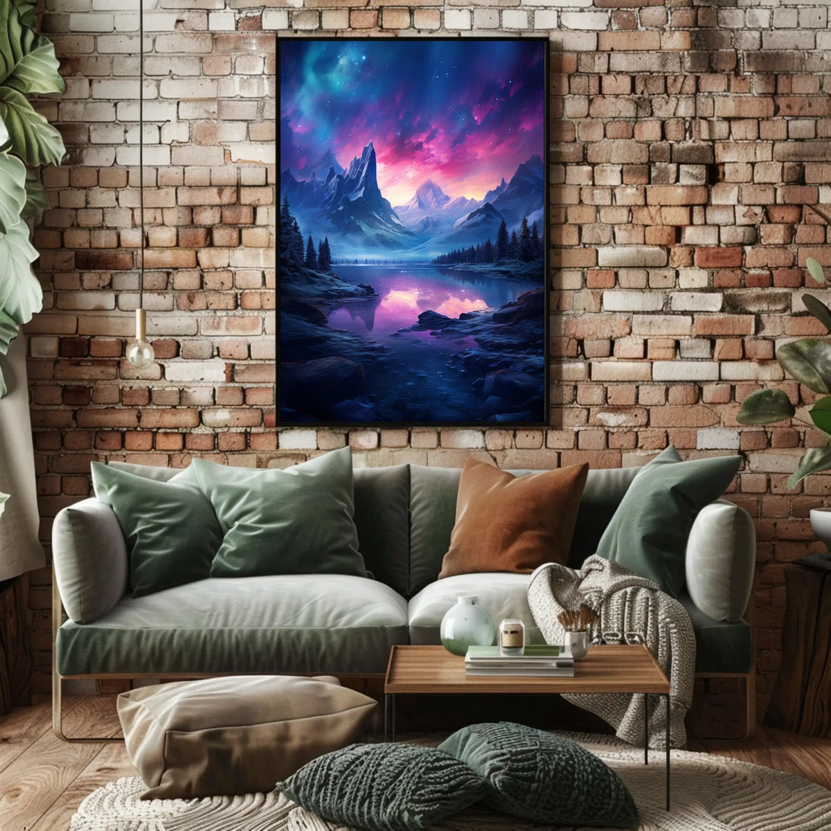 Enchanted Mountain Landscape Poster