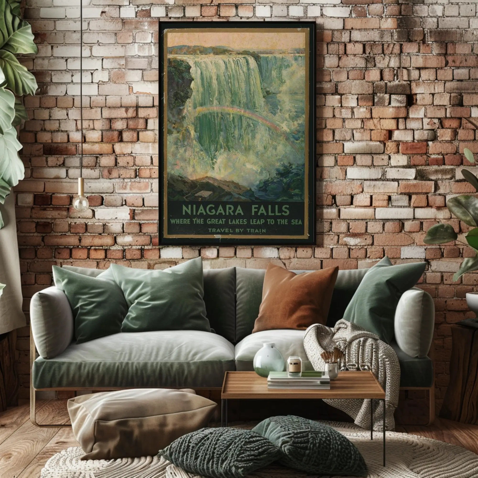 Niagara Falls Travel Poster PosterGoat