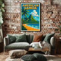 American Samoa Paradise Poster