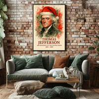 Thomas Jefferson Stylized Historical Presidential Poster