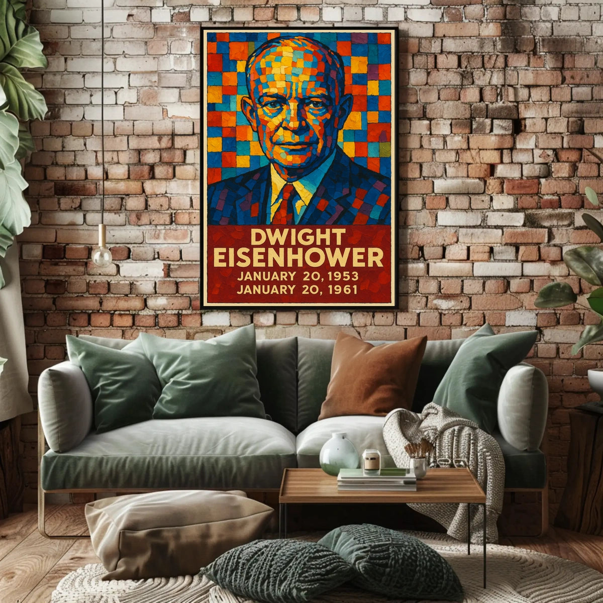 Dwight Eisenhower Presidential Tenure Poster