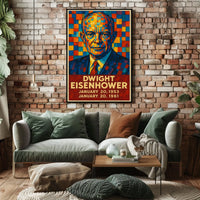 Dwight Eisenhower Presidential Tenure Poster