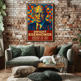 Dwight Eisenhower Presidential Tenure Poster