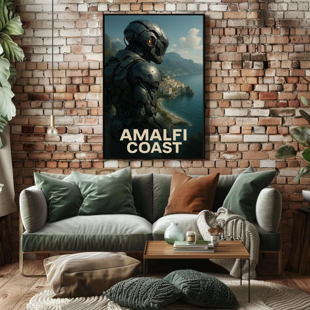 Amalfi Coast Poster 18x24 Museum Quality Art Print Decor