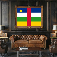 Central African Republic Flag Poster