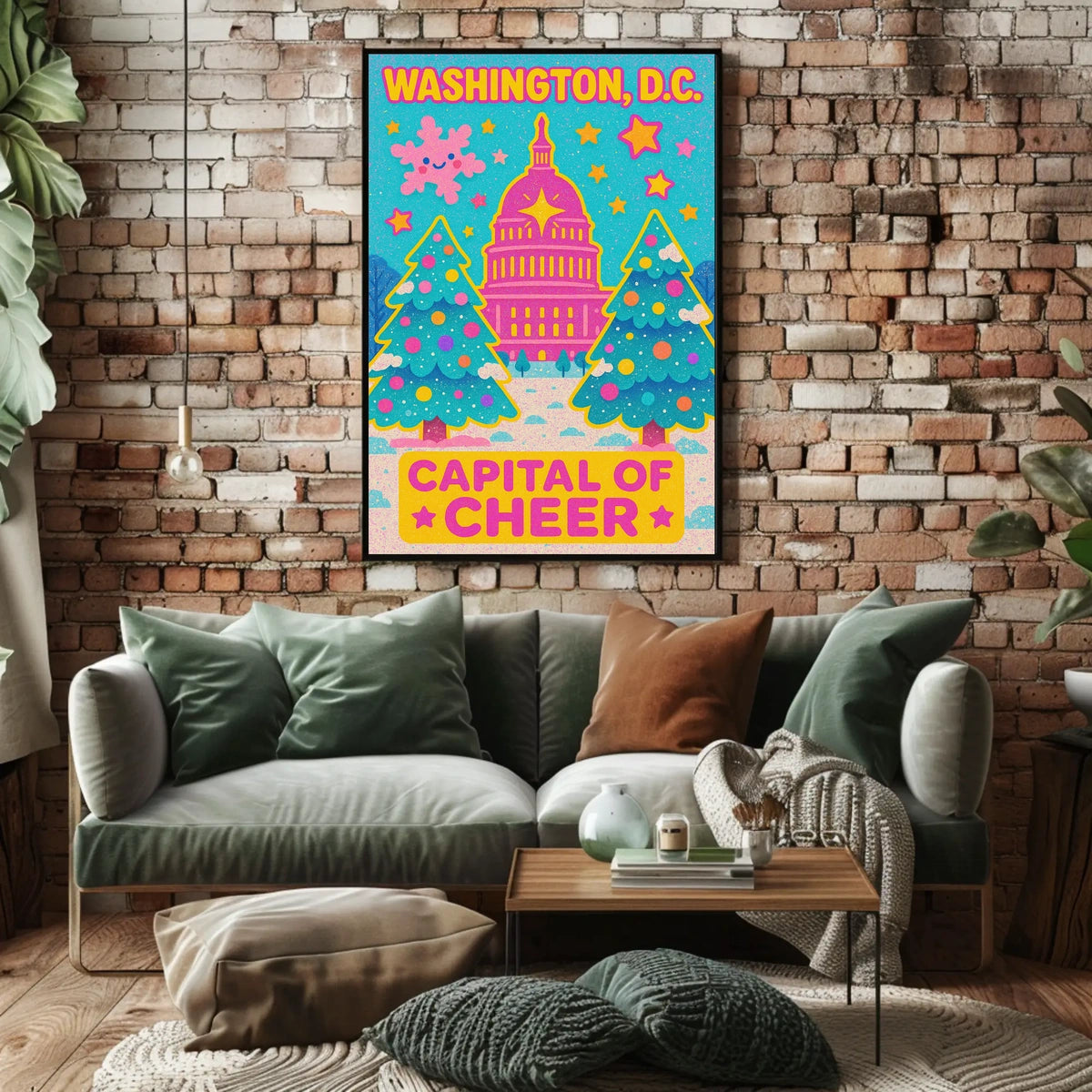 Washington, D.C. Capital of Cheer Poster