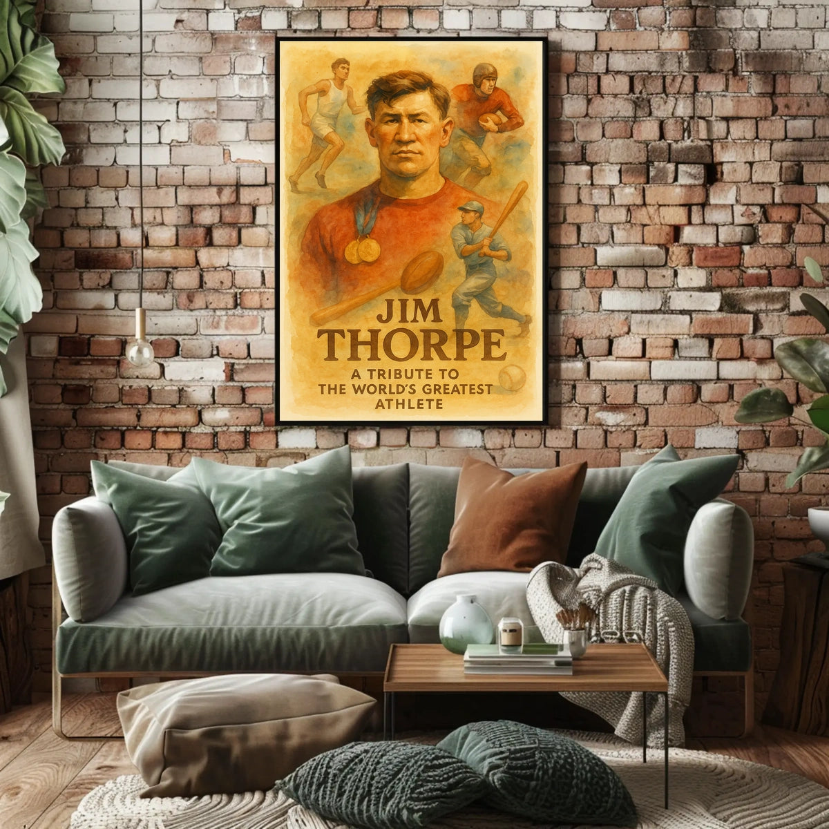 Jim Thorpe Celebrating a Sports Legend Poster