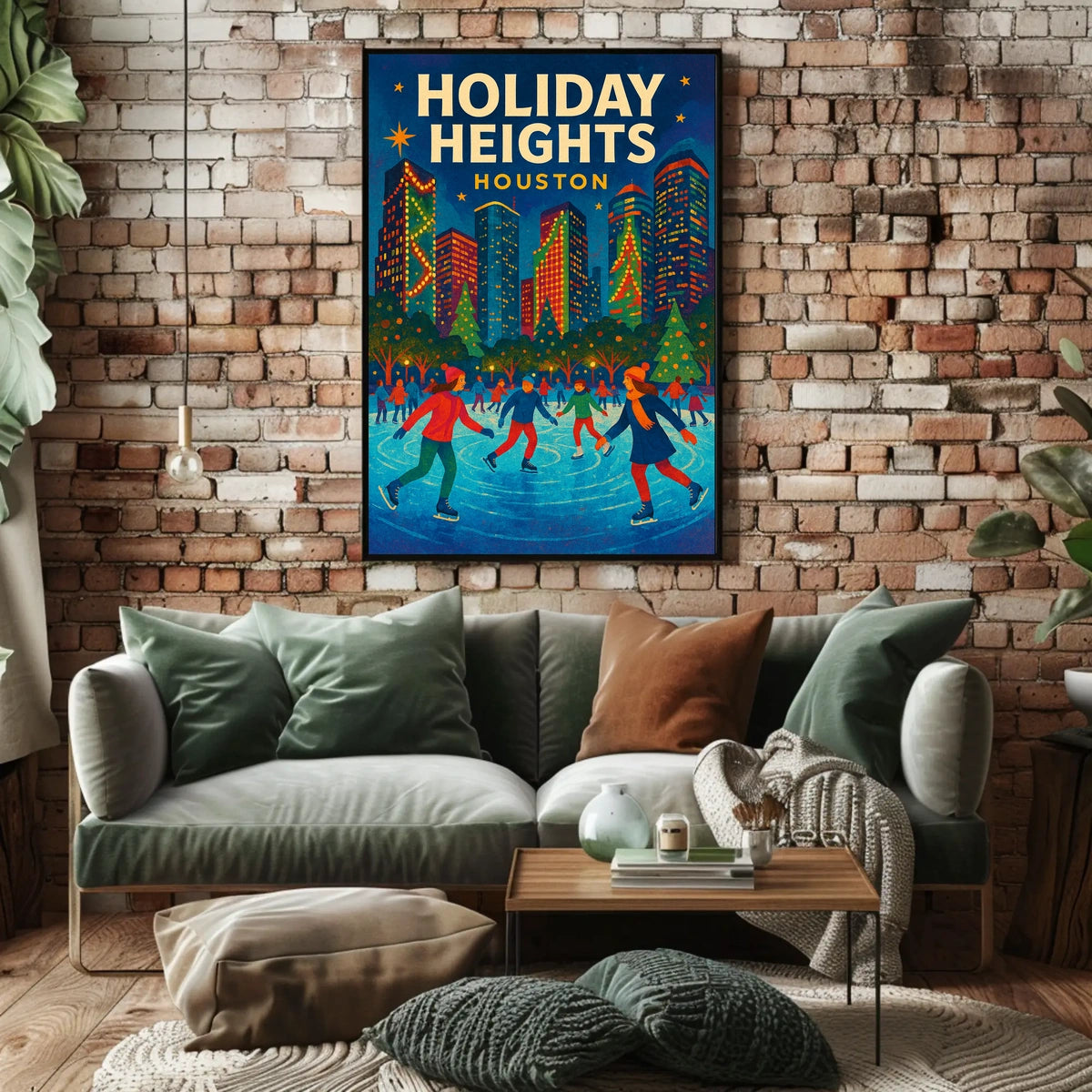 Holiday Heights in Houston Poster