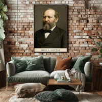 James A. Garfield Presidential Historical Poster