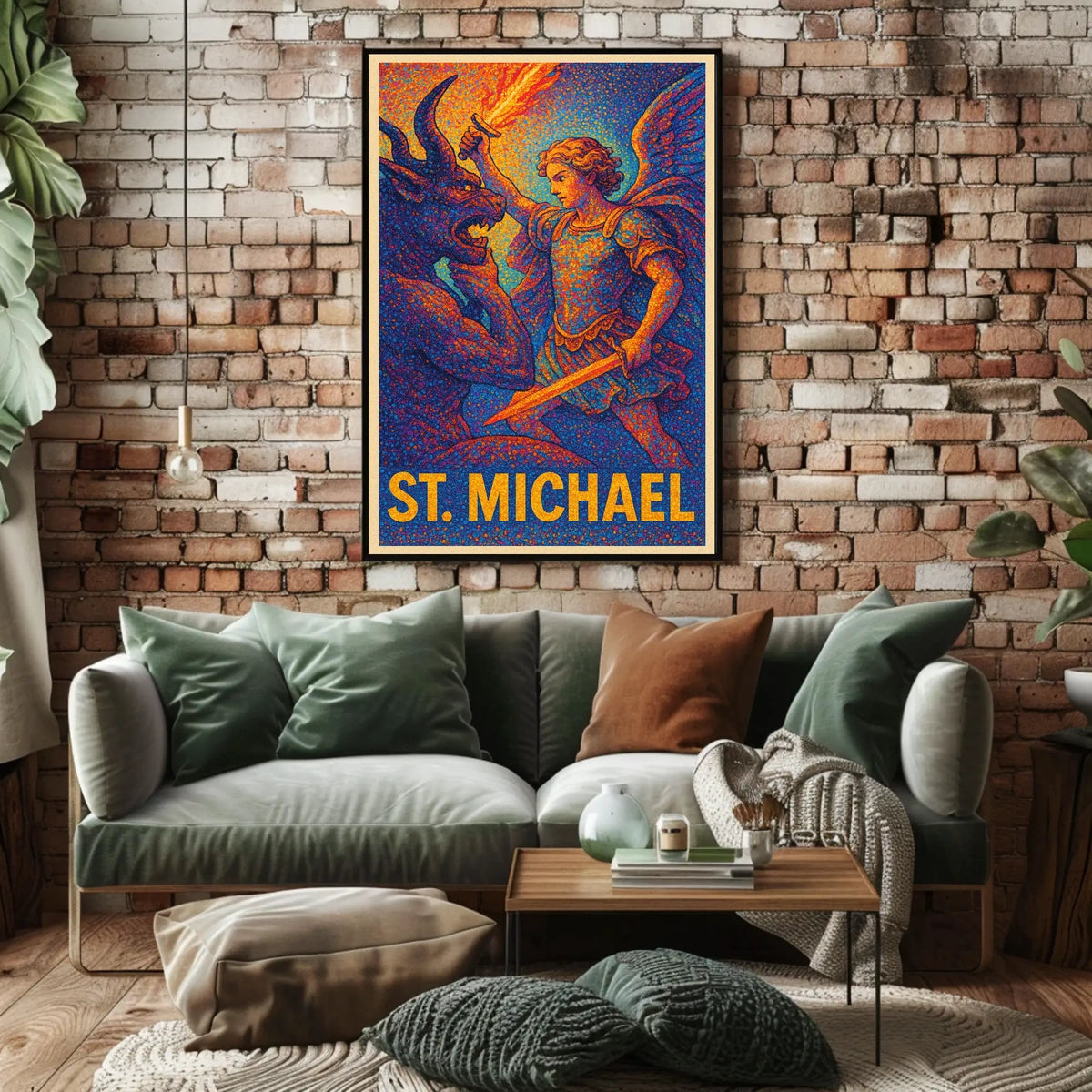 Saint Michael Wall Art poster