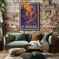 Saint Michael Wall Art poster