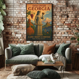 Discover Georgia A Land Of Beauty And Poster
