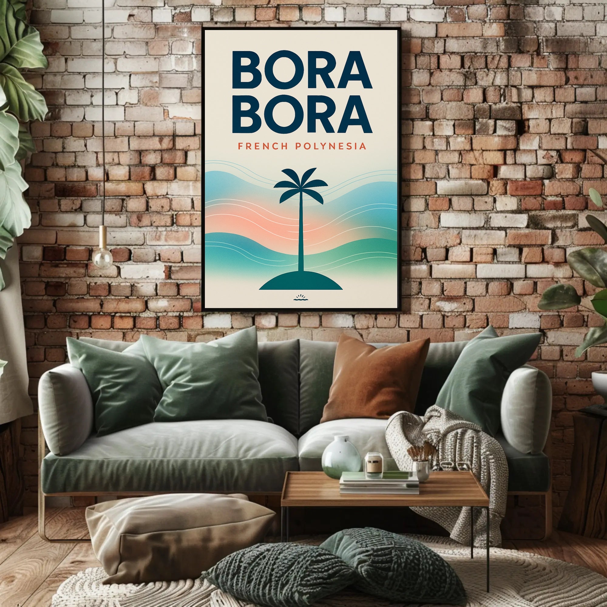 Bora Bora French Polynesia Poster PosterGoat