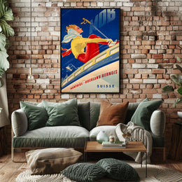 Montreux-Oberland Bernois Railway Poster