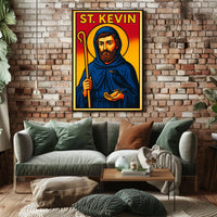 St. Kevin Iconography Poster