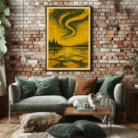 Serene Landscape At Dusk Poster