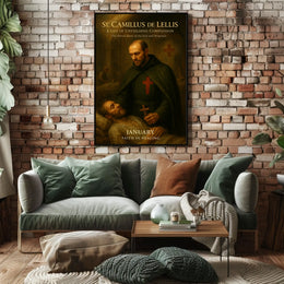 St. Camillus de Lellis Patron of the Sick and Hospitals Poster