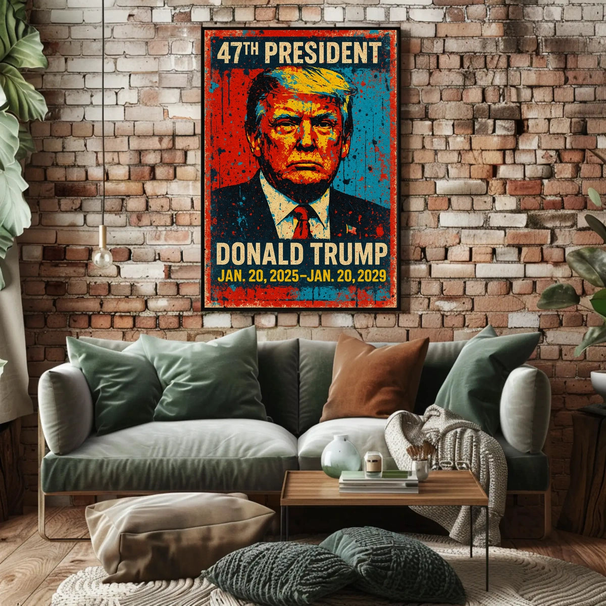 Triumphant Trump Leadership Pop Art Poster