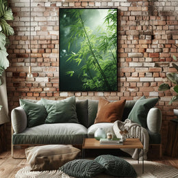 Bamboo Serenity Nature Print: Cultural or Heritage Poster