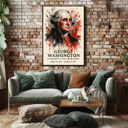 George Washington 1St President Poster