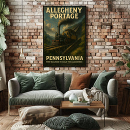Allegheny Portage Railroad Poster