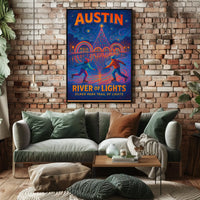 Austin River of Lights Poster