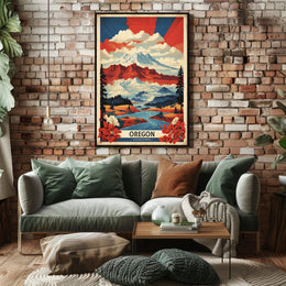 Oregon's Scenic Beauty National Park Poster
