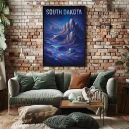 South Dakota Dreamscape Poster
