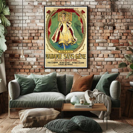 Madame Sans-Gêne Historical Theatre Art Poster