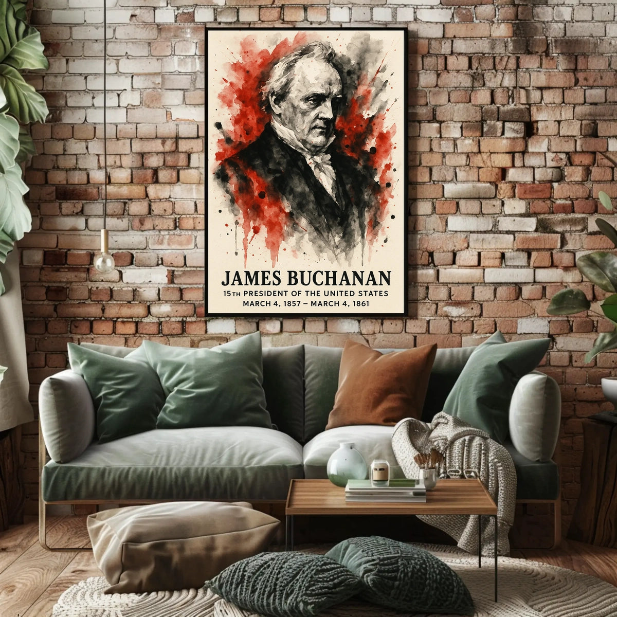 James Buchanan Poster: Historical Presidential Era Wall Art