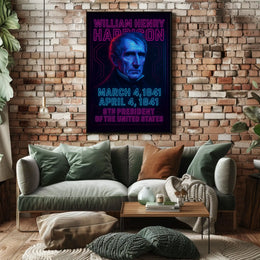 William Henry Harrison 9Th President Poster