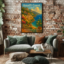 Breathtaking Beauty Carved by the Sea Poster