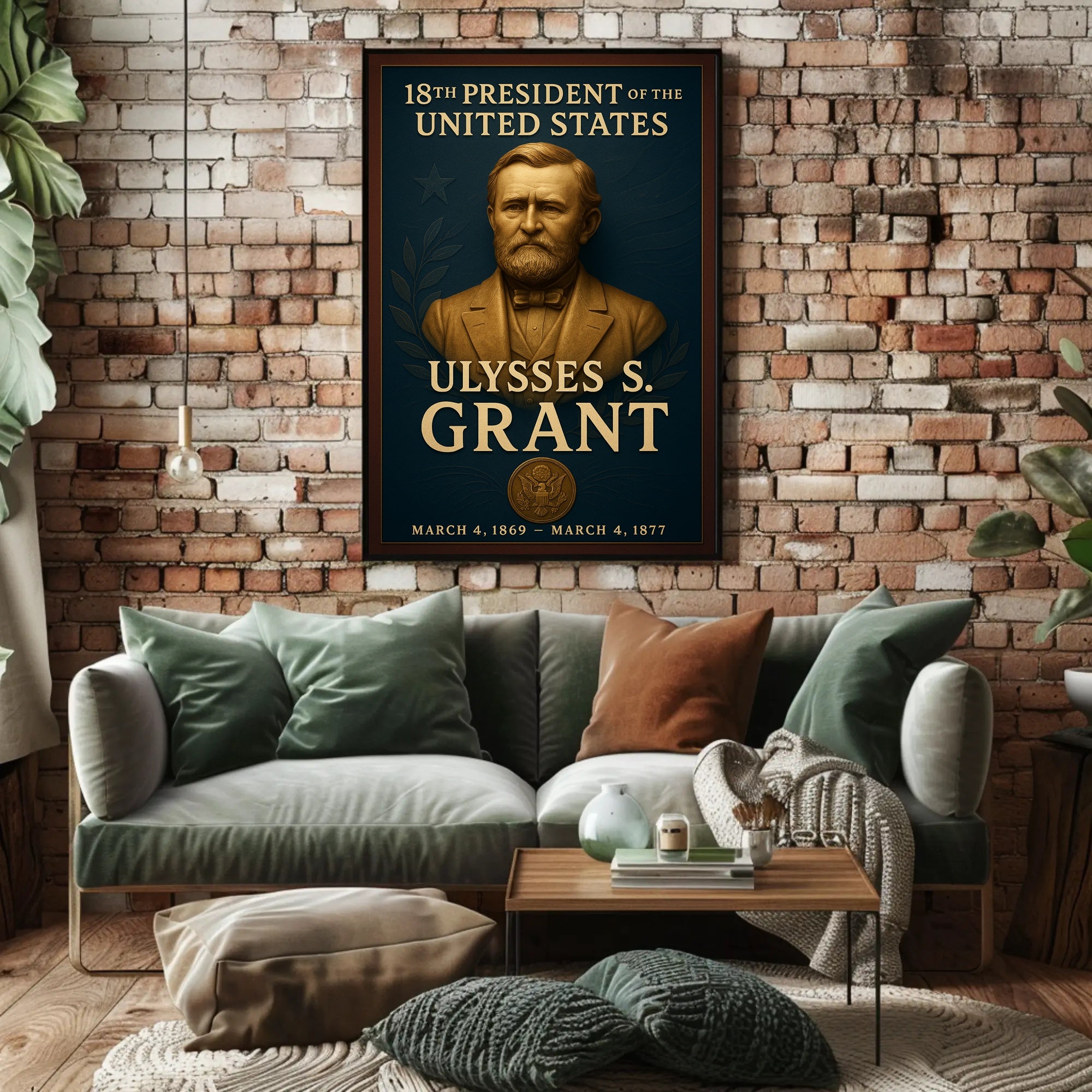 Ulysses S. Grant  18th President Poster PosterGoat