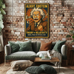 Albert Einstein Theory Of Relativity Poster