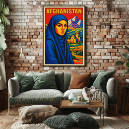 Afghanistan Cultural Portrait Poster