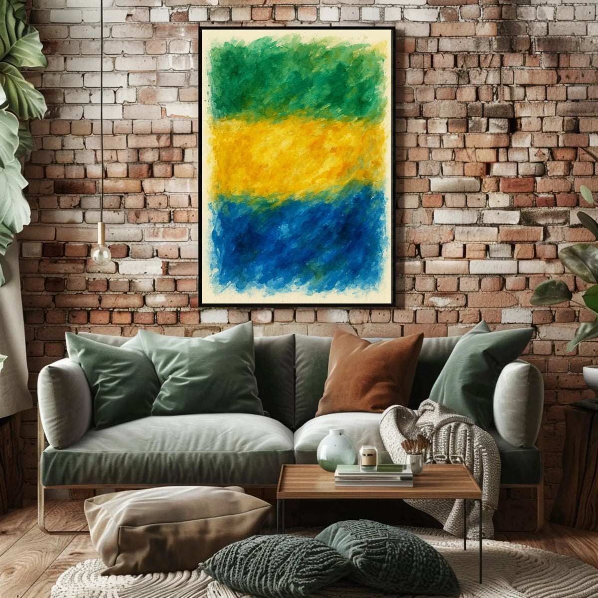 Abstract Color Harmony Abstract Poster