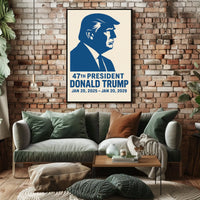 Donald Trump A Vision in Red, White, and Blue Poster