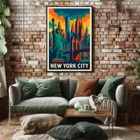 New York City Skyline Poster