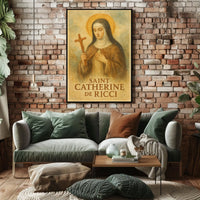 Saint Catherine de Ricci Religious Figure Wall Poster