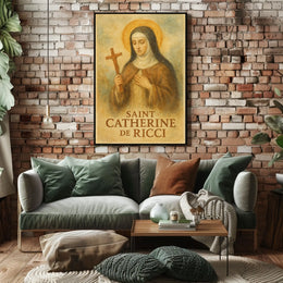 Saint Catherine de Ricci Religious Figure Wall Poster