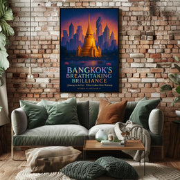 Bangkoks Breathtaking Brilliance Poster