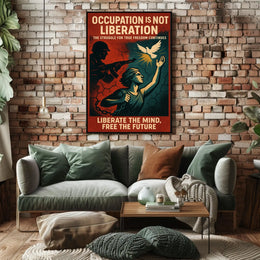 Occupation Is Not Liberation Poster