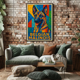Belgian Malinois Art Poster